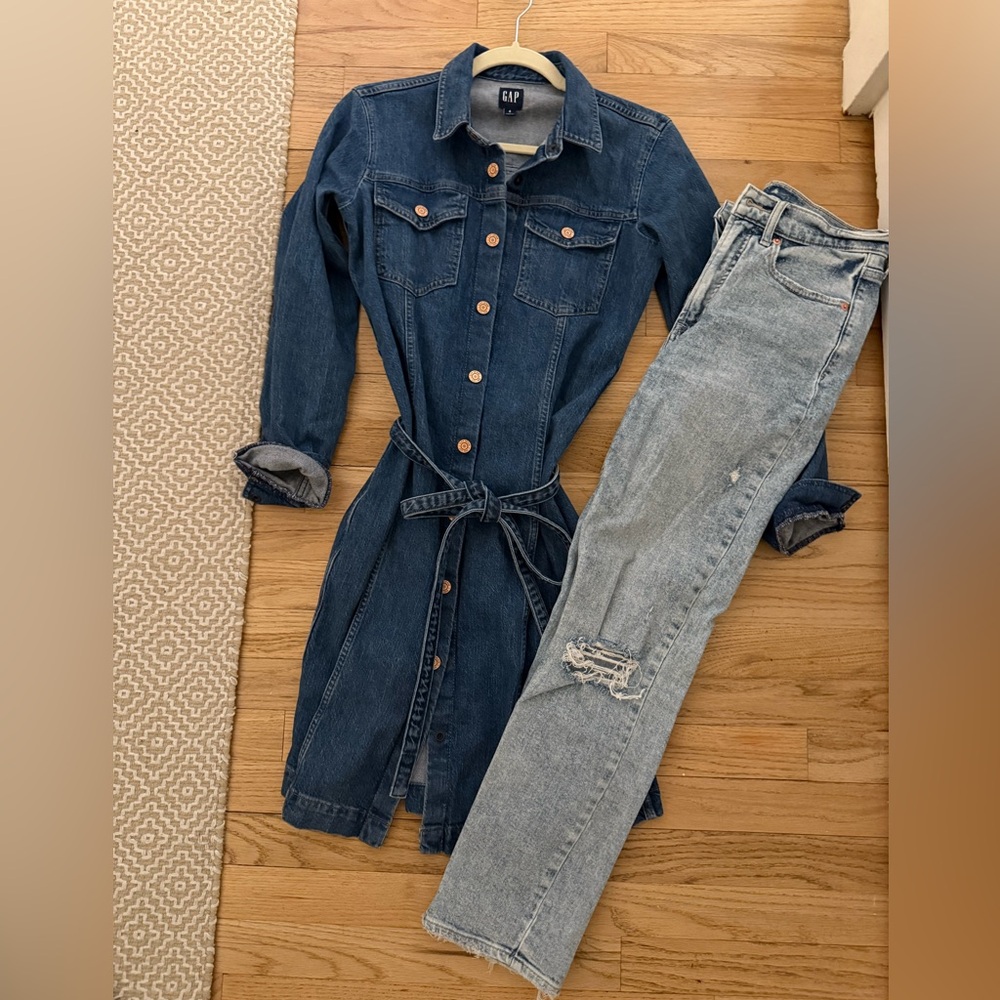 Gap Denim Dress and Jeans Bundle – Size 4